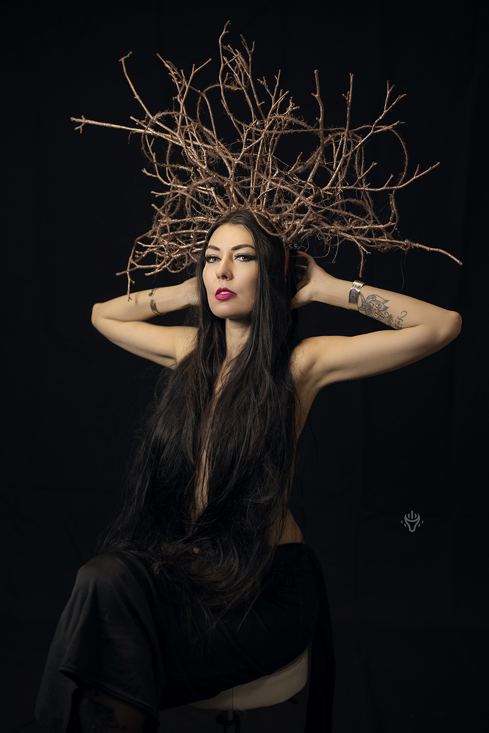 Autorska fotografia sensualna — zdjęcie studyjne.