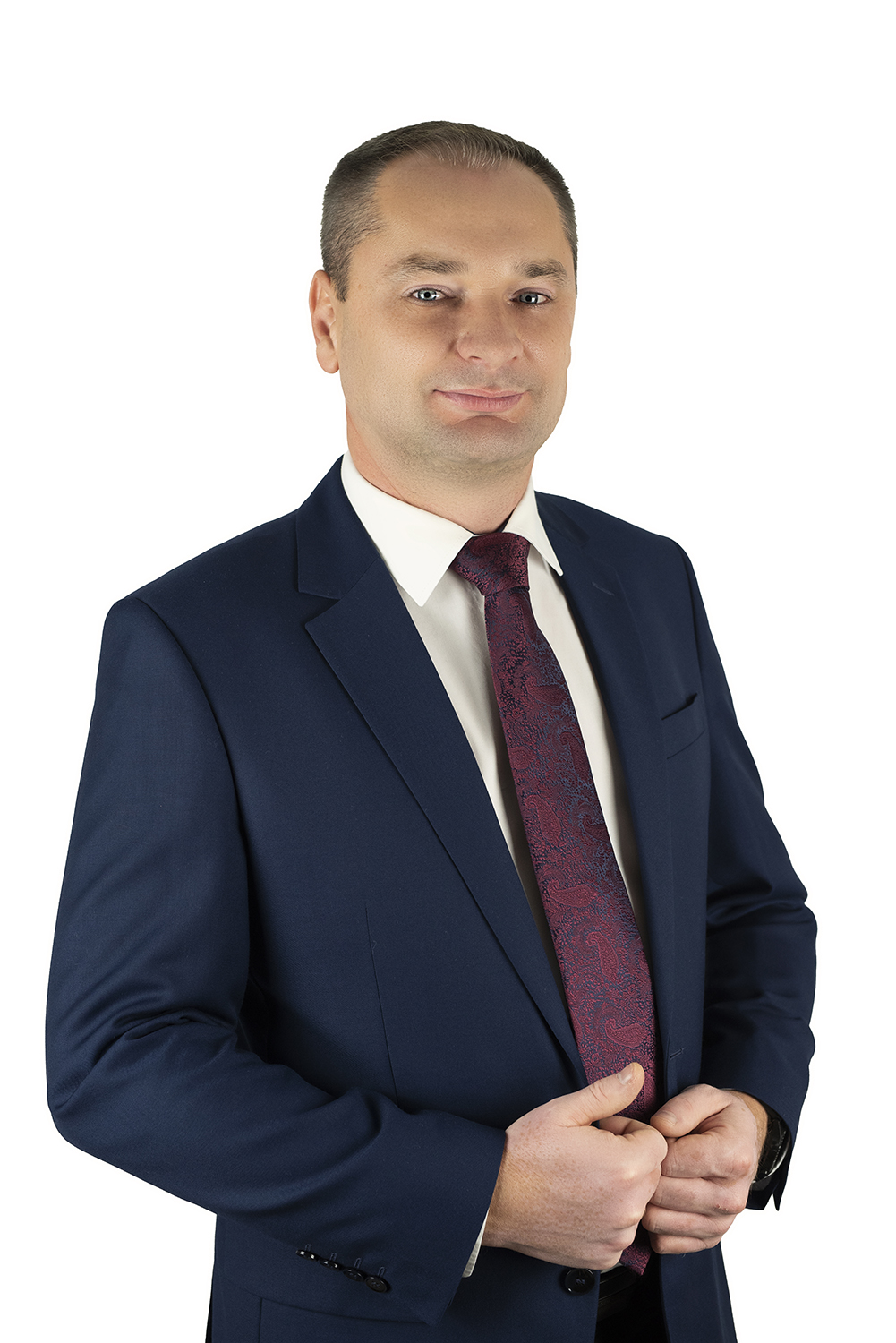 Portret biznesowy mężczyzny w garniturze